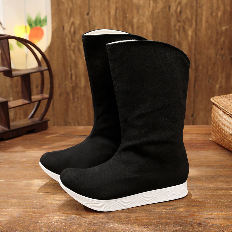 Traditional men's boots, retro style, lined