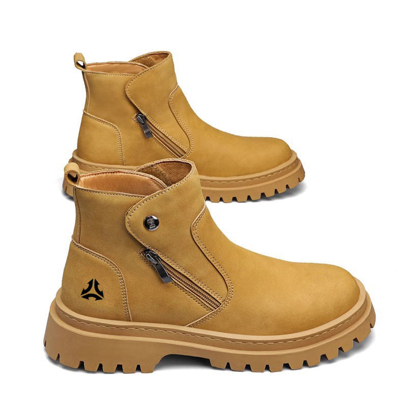 Men's work boots in British style