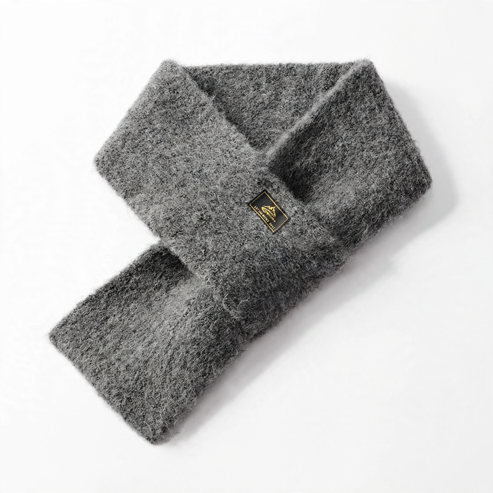 Warmer knit loop scarf for outdoor activities