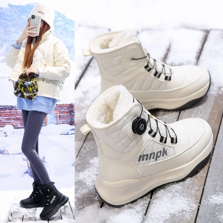 Padded winter boots for men and women
