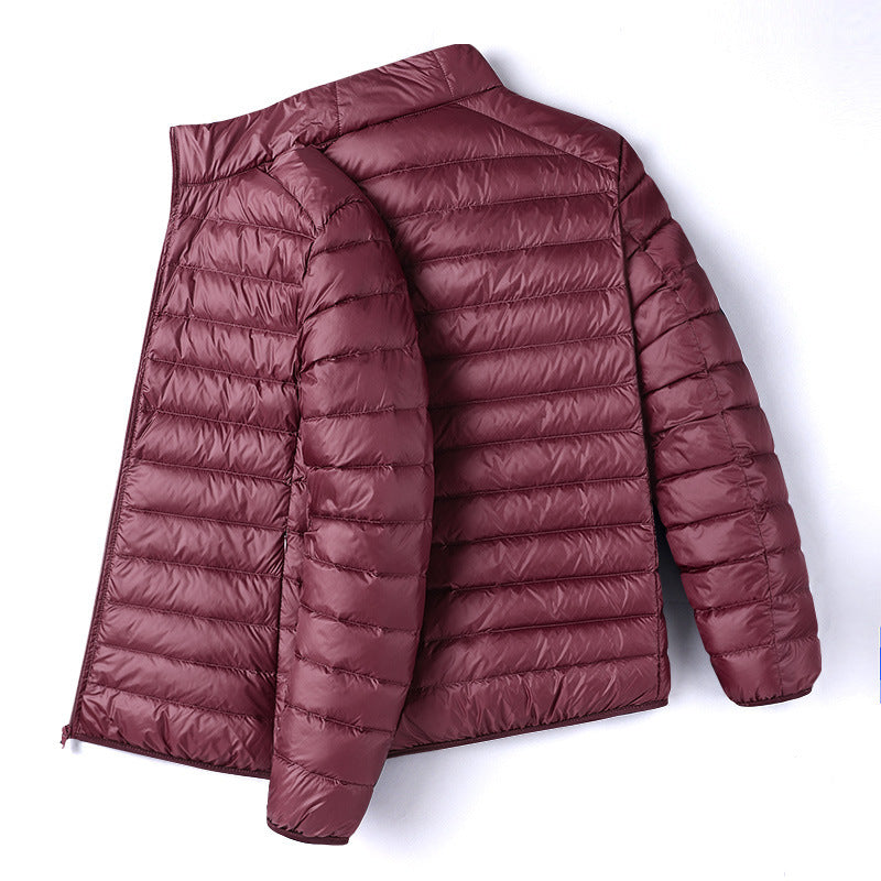 Men's quilted jacket, lightweight, short, padded