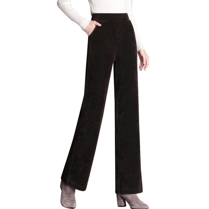 Chenille-Wide Pants, Cord-Optic, Autumn/Winter