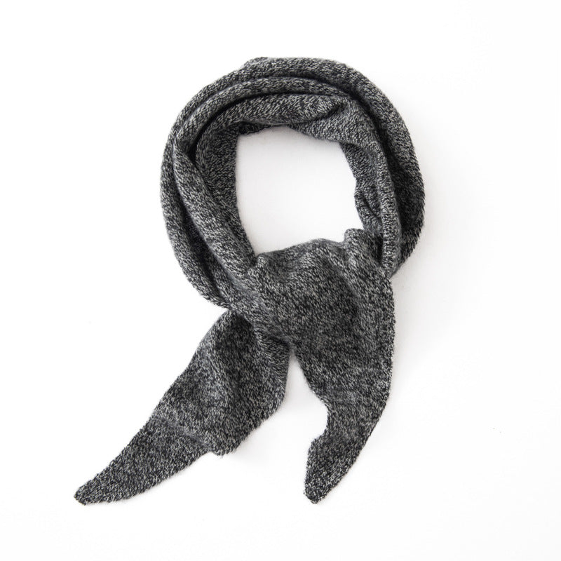 Triangle scarf made of cashmere imitation, warming, 100x33 cm