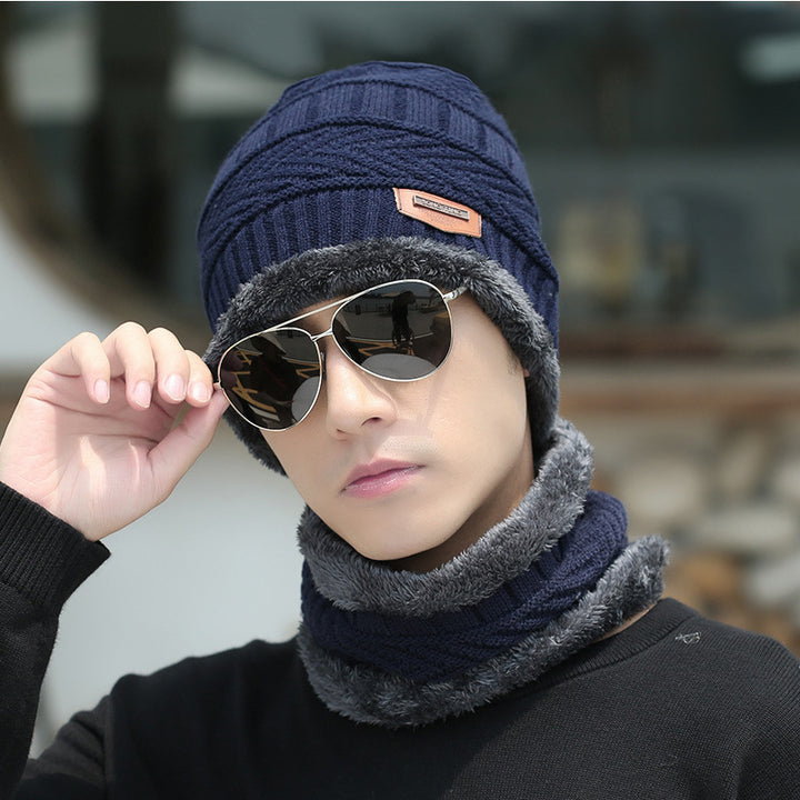 3-piece winter set: beanie, scarf and gloves