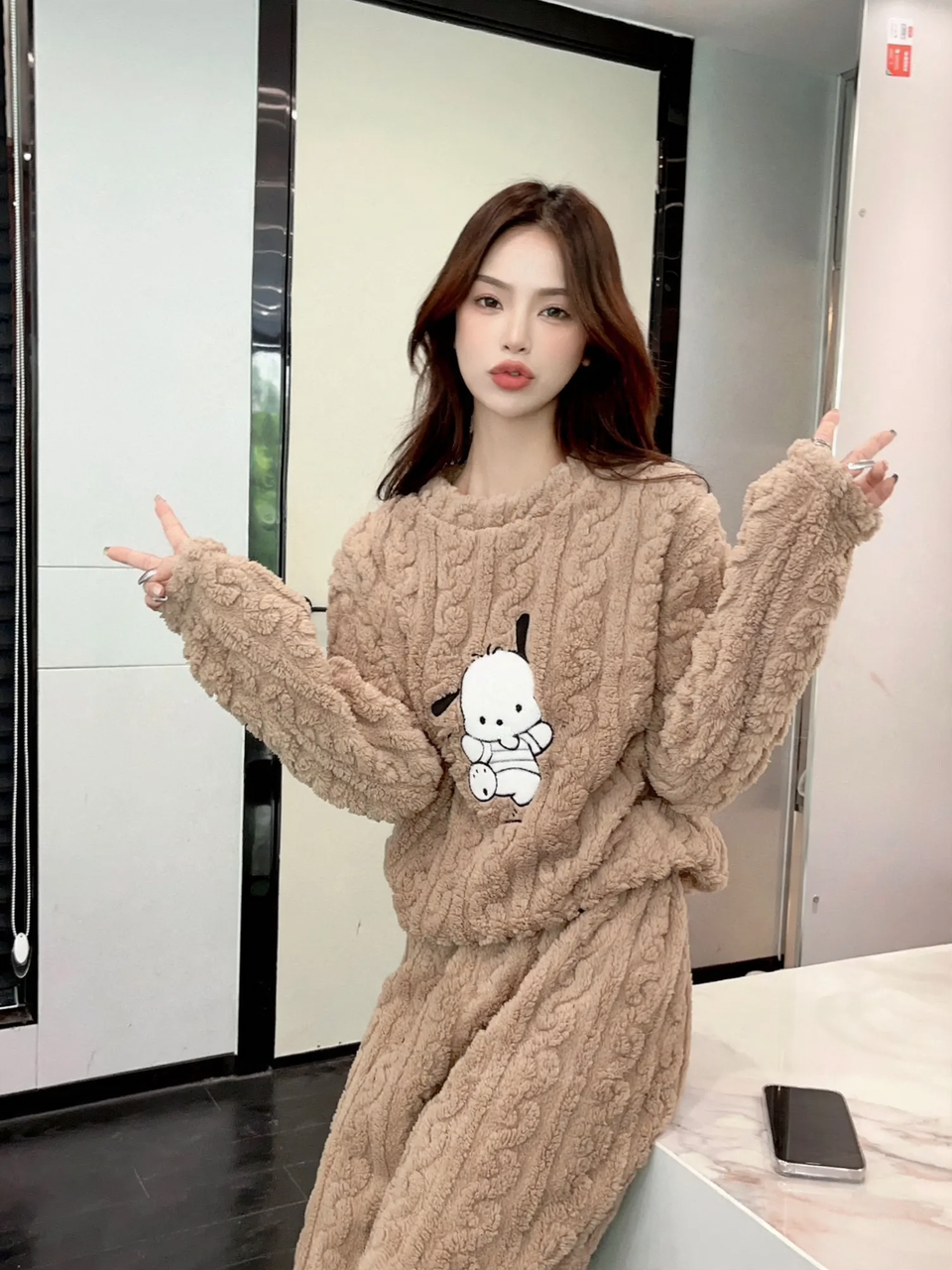 Flannel loungewear for couples, warm and cozy