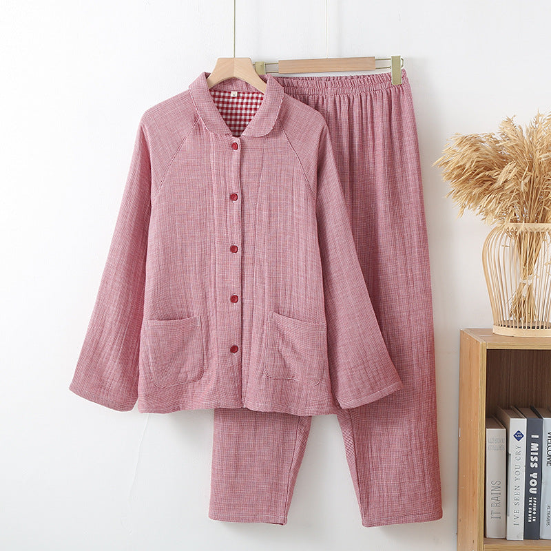 Cotton pajamas, 4-layer, for couples