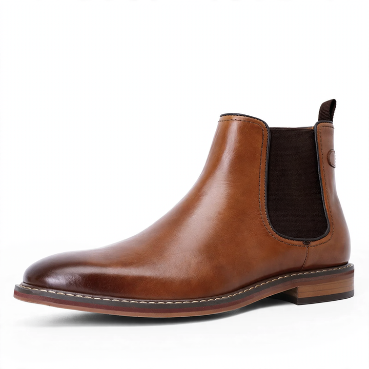 Men's Chelsea Boots, Genuine Leather, Business Casual