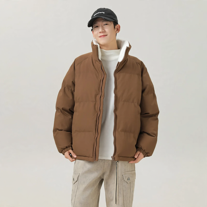 Unisex-Winter Jacket, Lamb Fleece, Lined, Warm