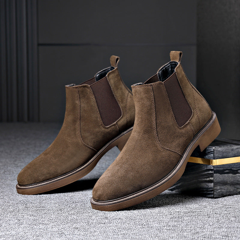 Men's Chelsea Boots, calf leather, lined, pointed