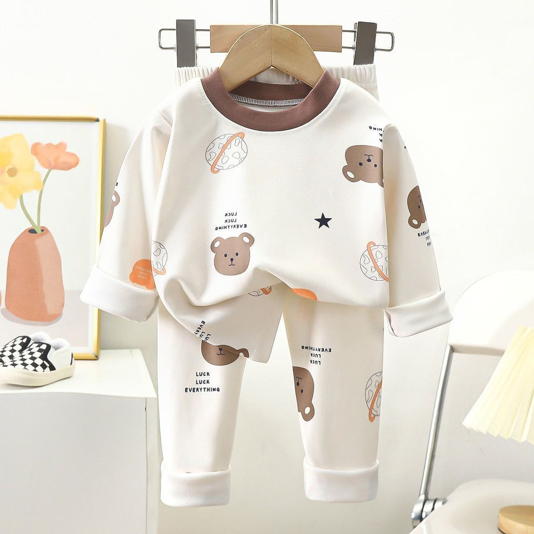 Children's Thermal Pajama Set, 2-piece, warm