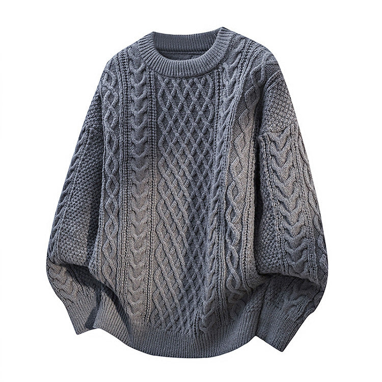 Men's cable knit sweater