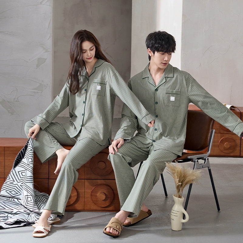 Partner pajamas made of 100% cotton, long-sleeved
