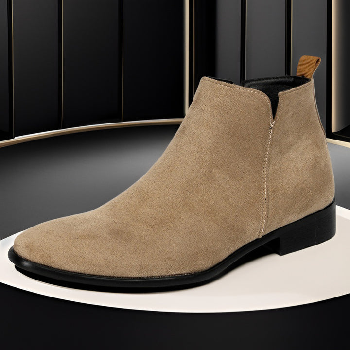 Men's Chelsea Boots with Side Zipper