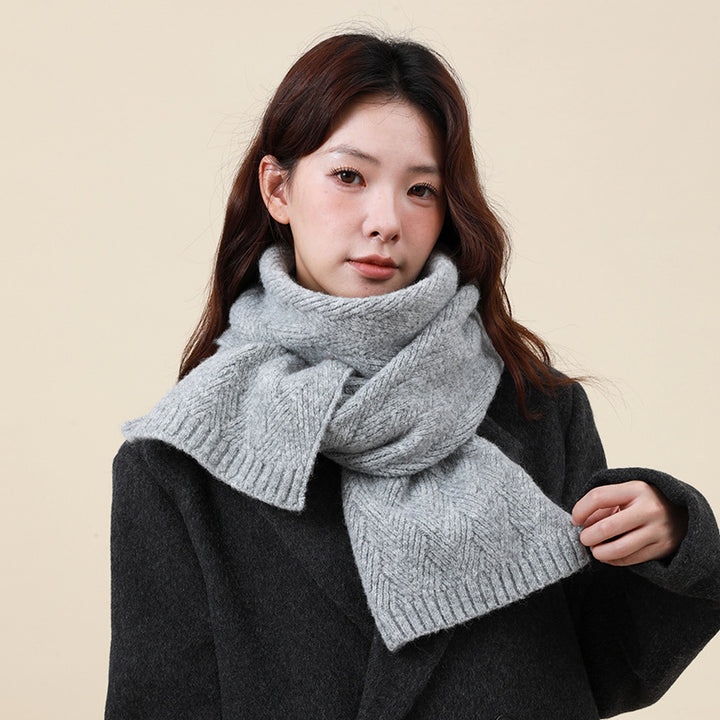 Women's scarf made of alpaca wool, 165x24cm