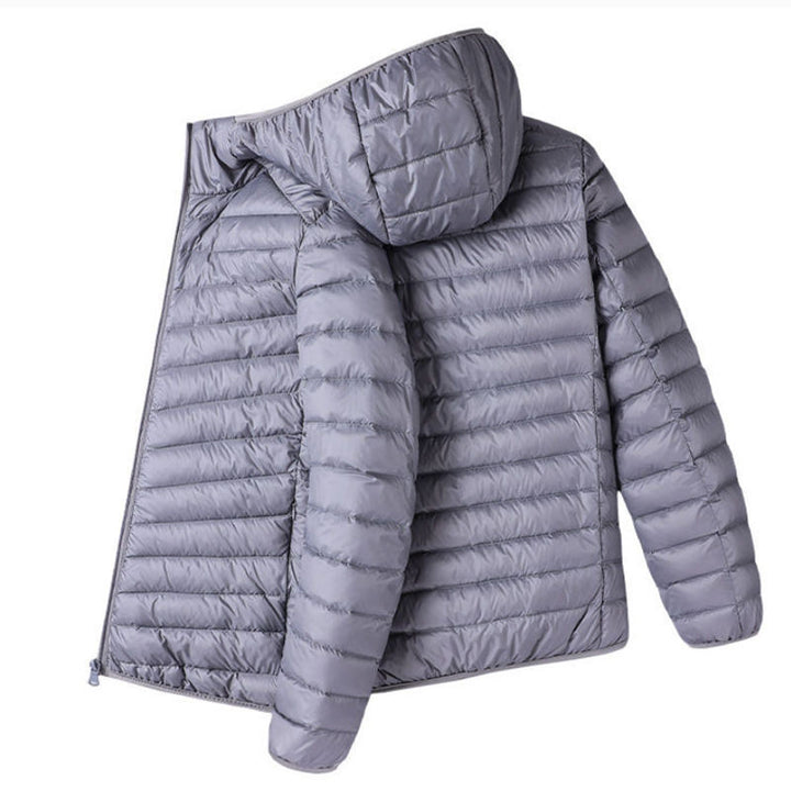 Men's quilted jacket, lightweight, short, padded
