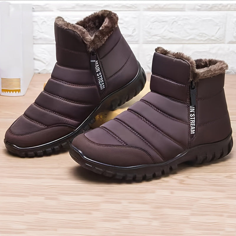 Outdoor winter boots, waterproof and warm