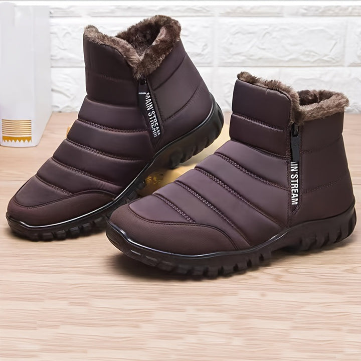 Outdoor winter boots, waterproof and warm