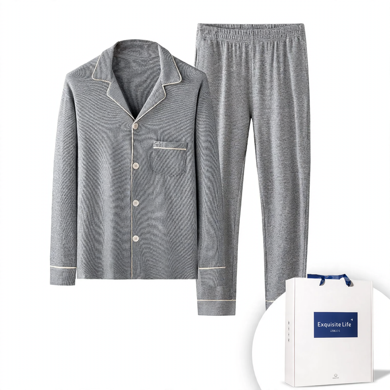 Luxurious men's tracksuit set, lined