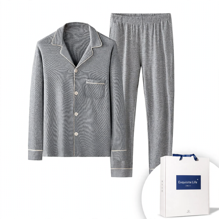Luxurious men's tracksuit set, lined