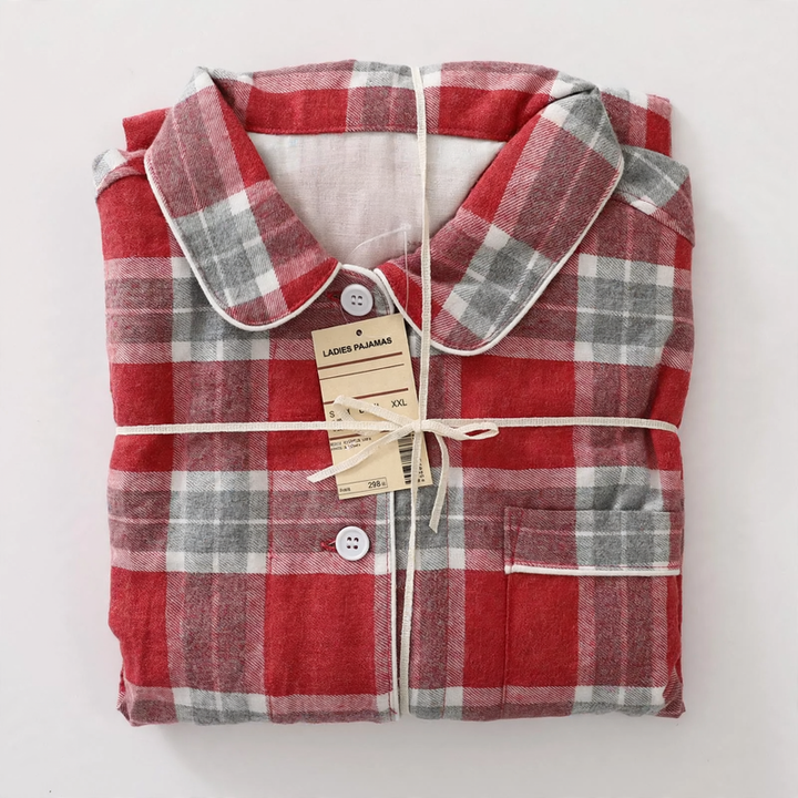 House suit, flannel, long-sleeved, for couples
