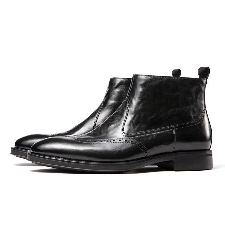 Retro Chelsea boots with warm lining