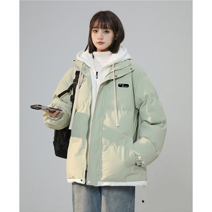 Padded Unisex Winter Jacket in Layered Look