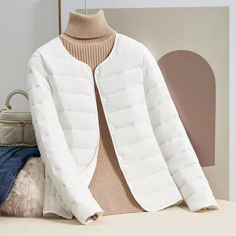 Light, reversible women's quilted jacket