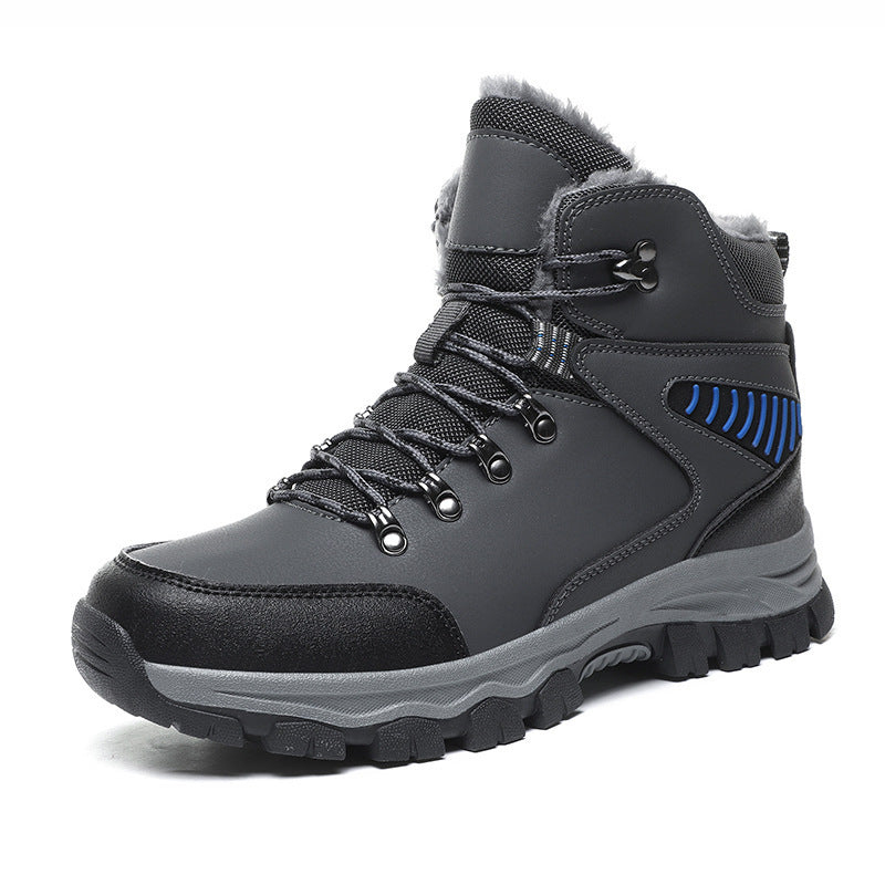 Padded Men's Winter Boots, High Fit