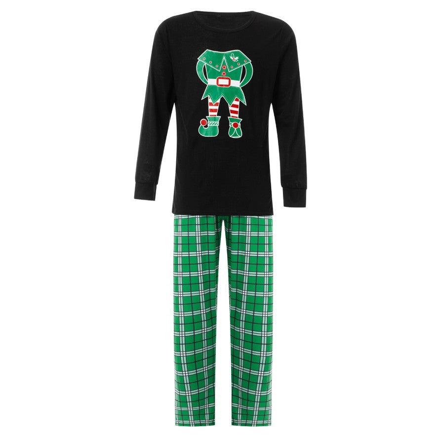 Christmas Pajama Set for the Family with Letter Motif