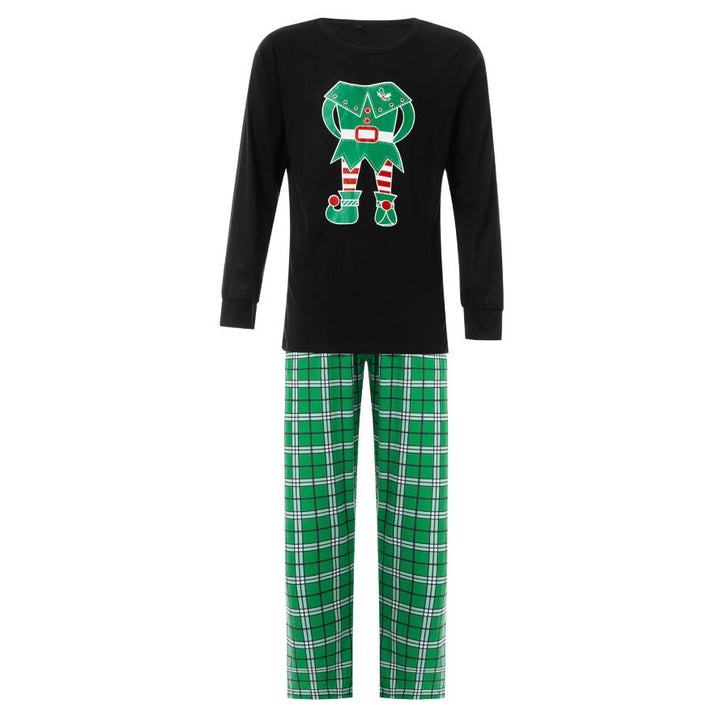 Christmas Pajama Set for the Family with Letter Motif