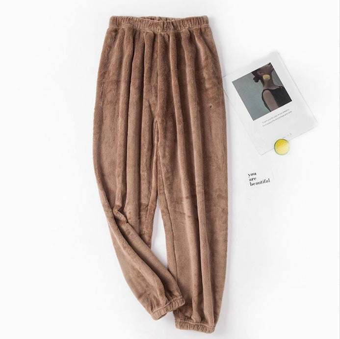 Women's house and sleep pants, lined, winter