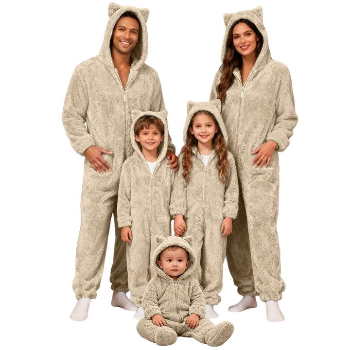 Christmas cotton pajama set for families