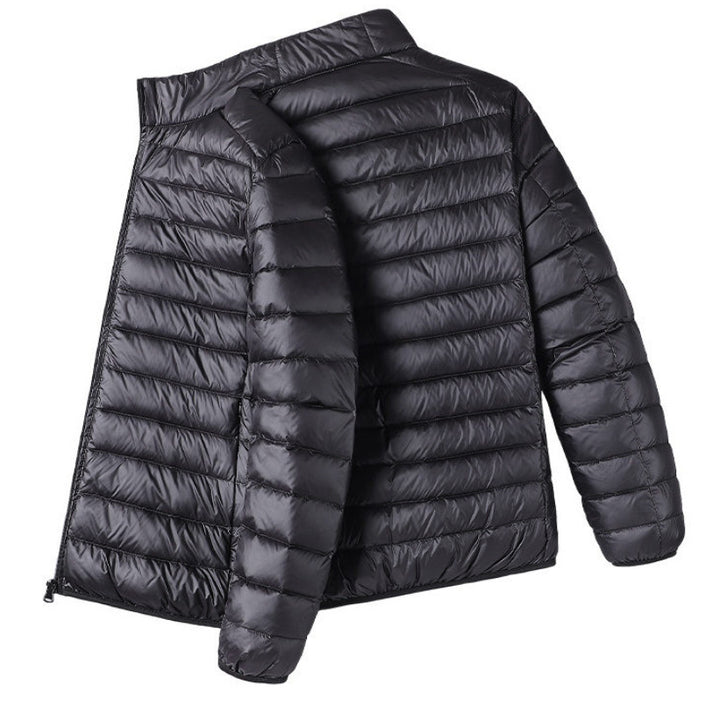 Men's quilted jacket, lightweight, short, padded