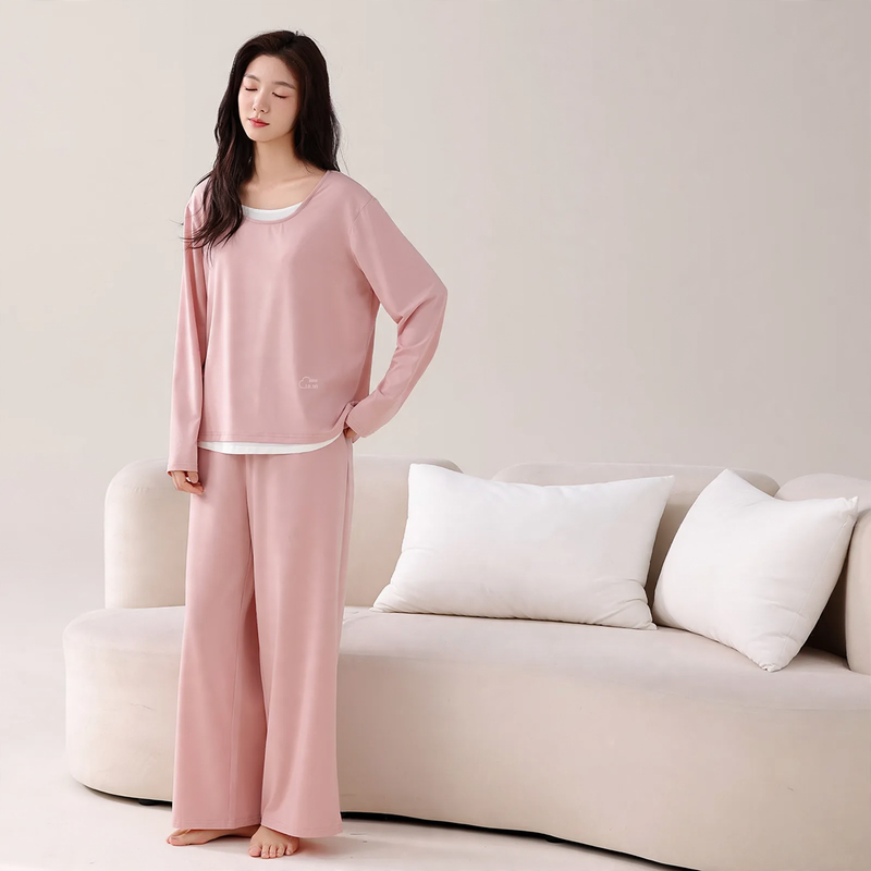 Women's Pajama Set, Modal Cotton, with Breast Padding
