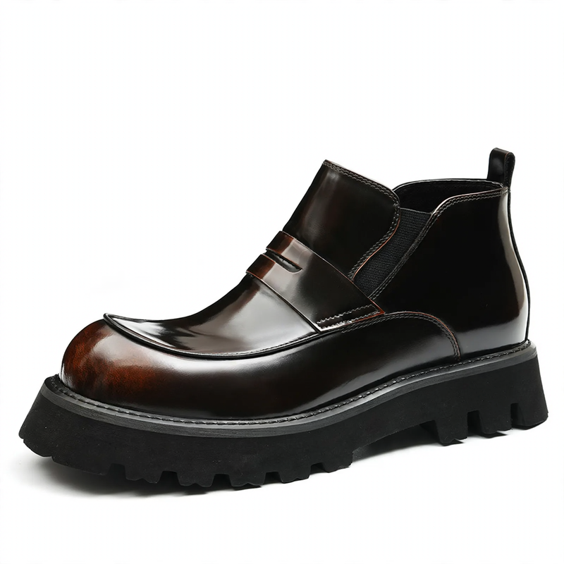 Business-Chelsea-Boots made of smooth leather