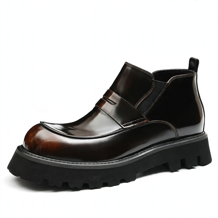 Business-Chelsea-Boots made of smooth leather