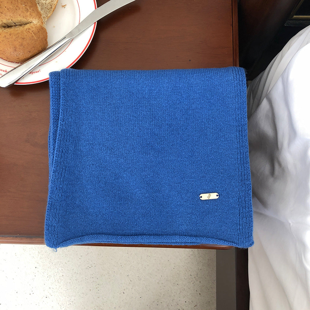 Warming scarf made of merino wool
