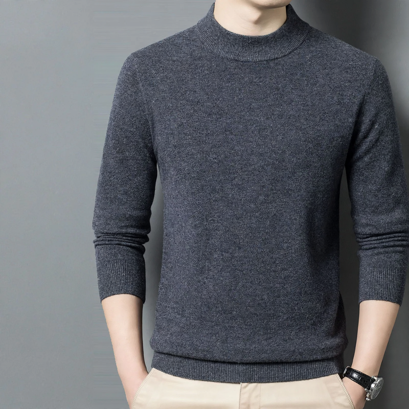 Men's Wool Sweater, Crew Neck, Thick, Plus Sizes