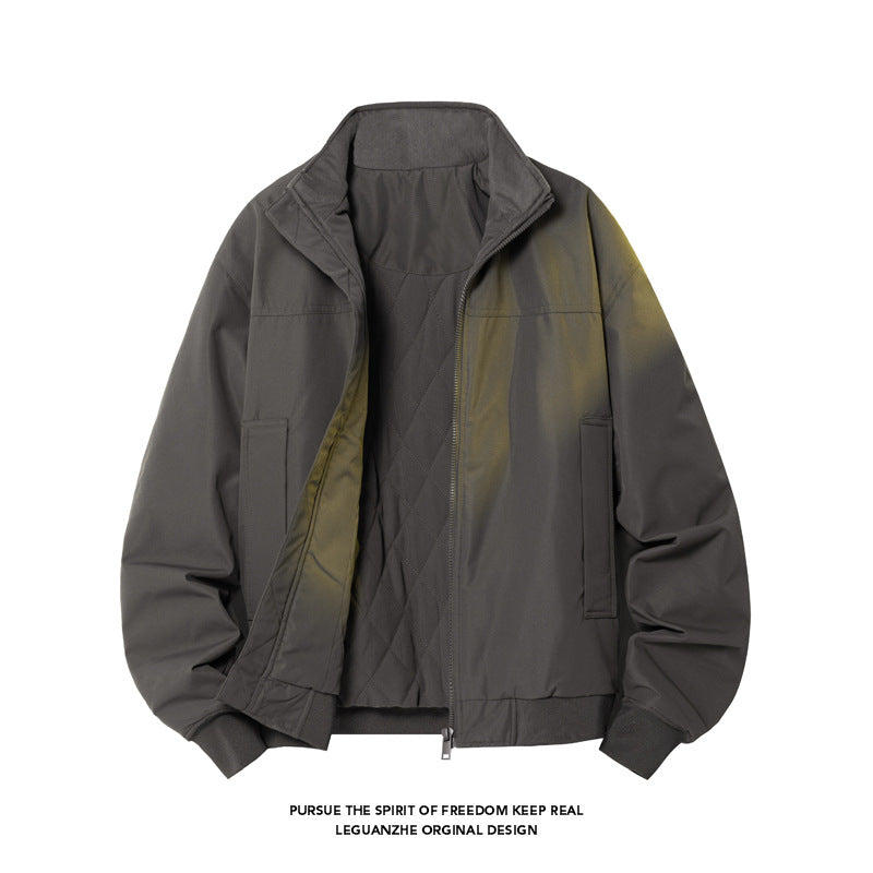 Men's flight jacket, padded, in vintage style