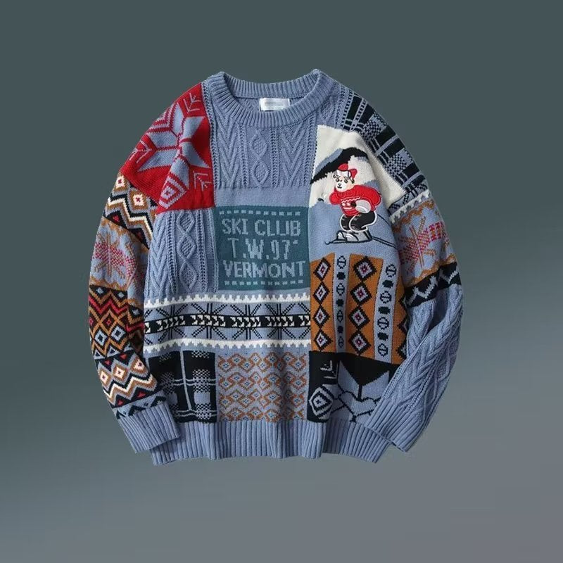 Warmer knitted sweater with turtleneck