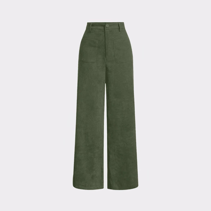 Kord pants with straight cut