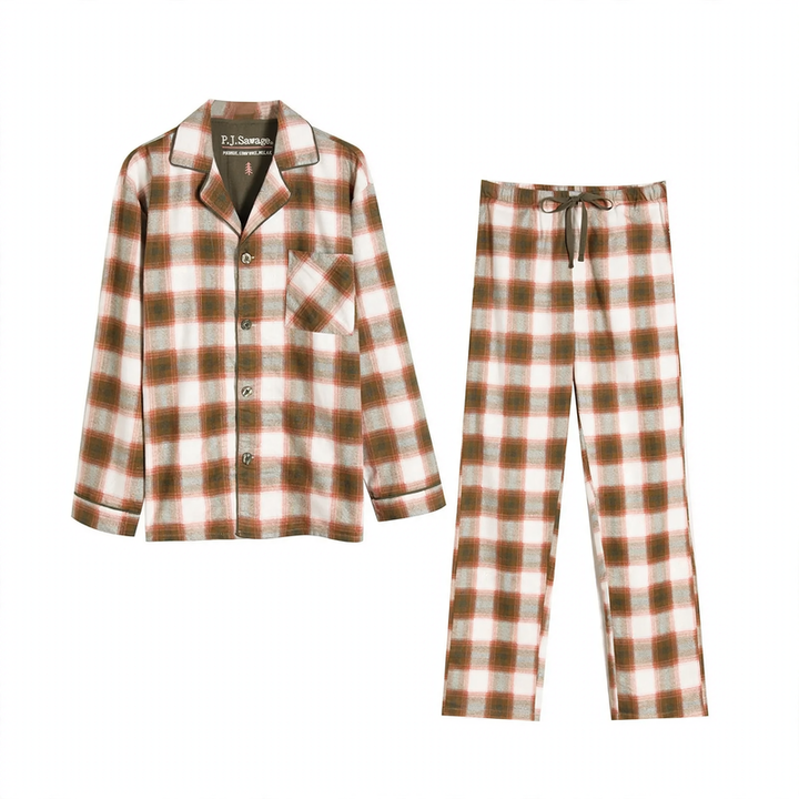 Men's house suit, padded, dual-sided brushed