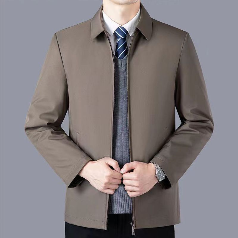 Men's Business Jacket, padded, lapel collar