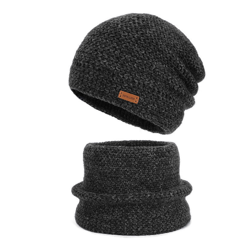 Ladies' Winter Set: Knitted Hat and Scarf with Lining