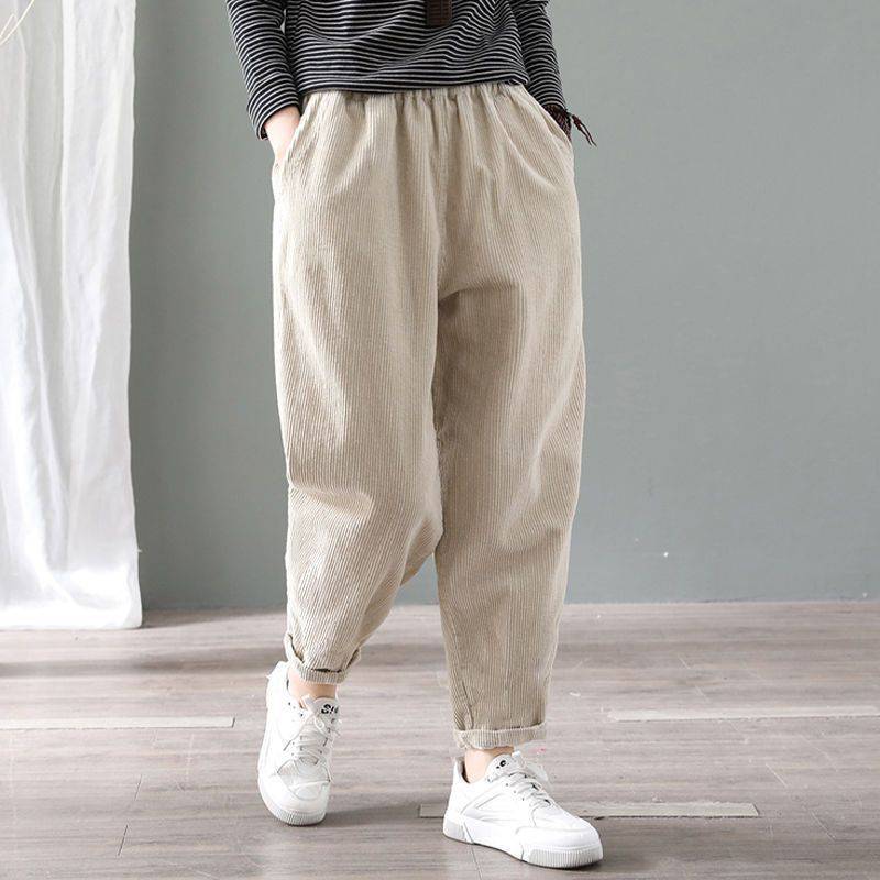 Kord-Harem pants for women