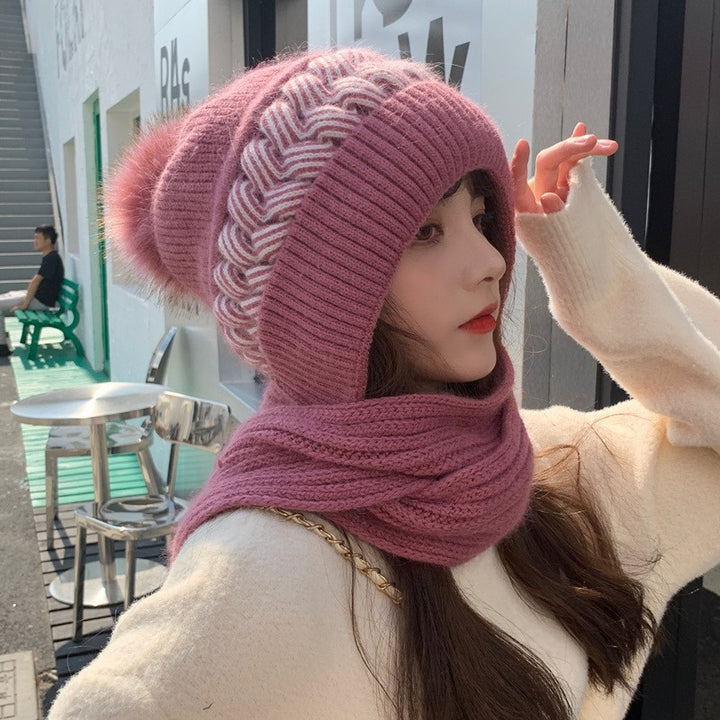 Winter Set: Knit beanie and scarf
