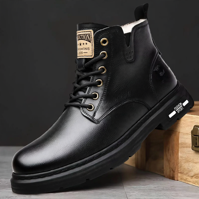 Versatile men's Martin boots in retro style