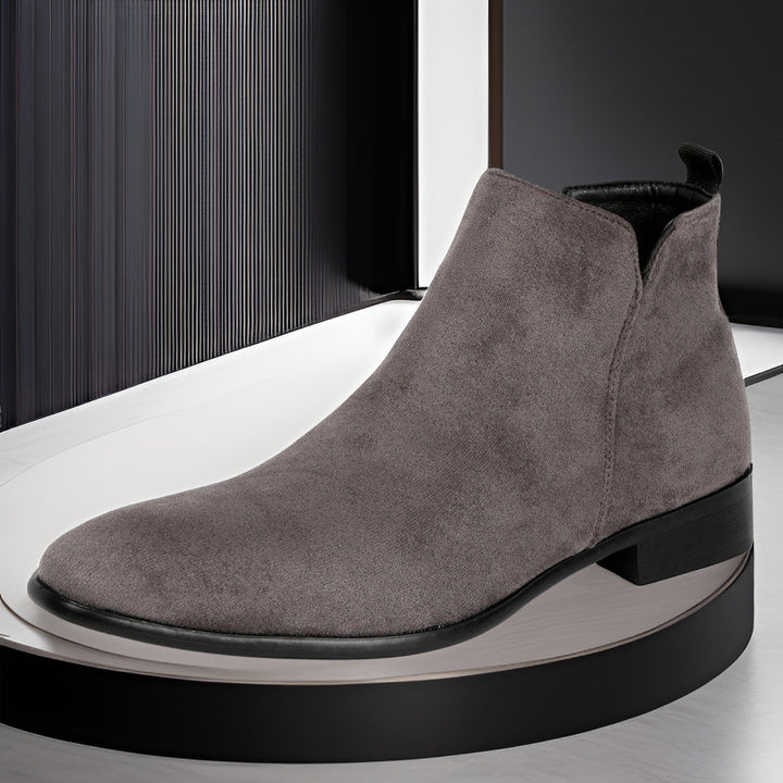Men's Chelsea Boots with Side Zipper