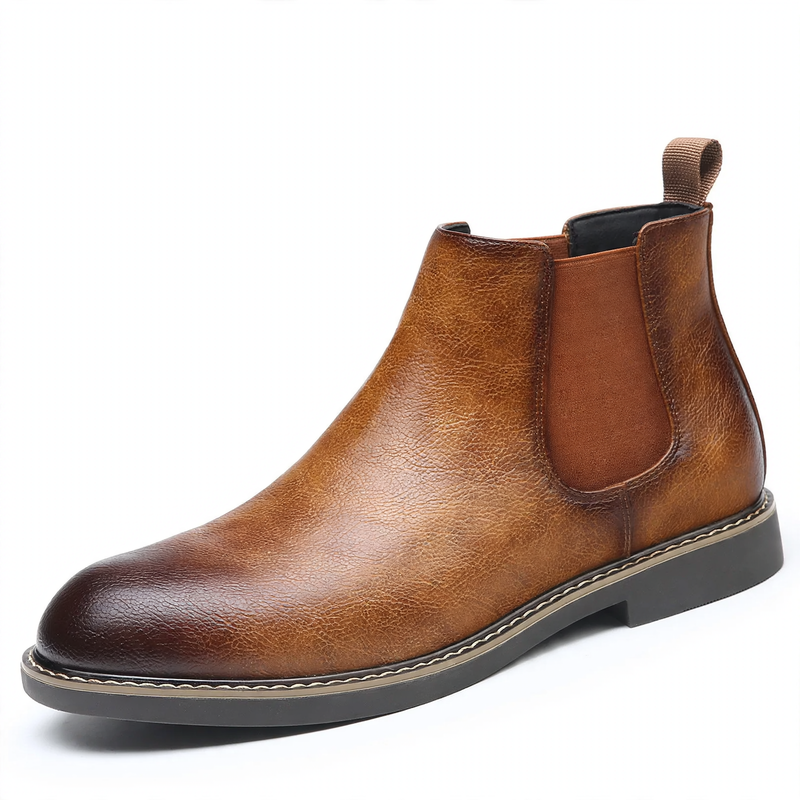 Men's Chelsea boots, vintage style, non-slip