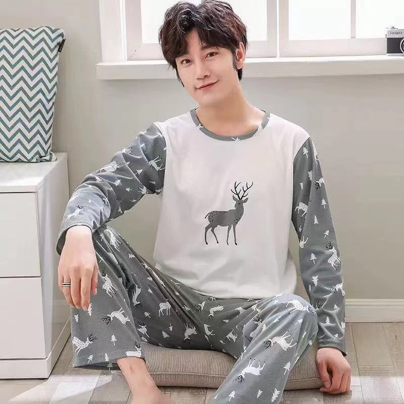 Men's Pajama Set, long-sleeved, lightweight and comfortable